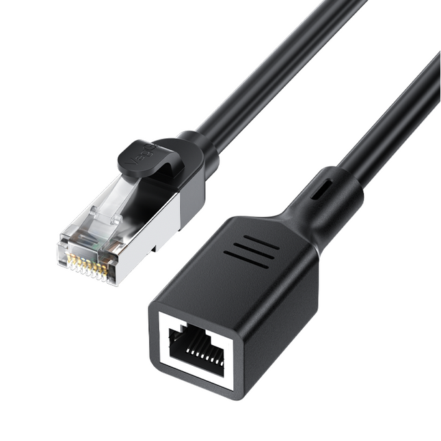 VegGieg Cat6 FTP Ethernet Extension Cable 0.5M & 1M | Fluke Tested High-Speed LAN Patch Cord for Stable Network