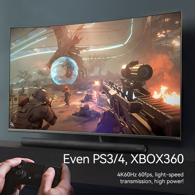 VegGieg V-H707 HDMI Active Optical Cable | 4K@60Hz | HDR | ARC | EDID | Gold-Plated | Long-Distance Fiber Connection | Durable & Reliable (25m, 30m)