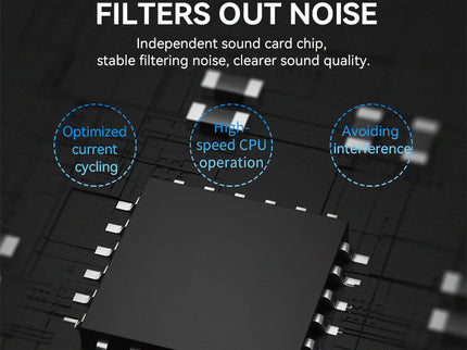 VegGieg USB Sound Card Adapter | External Audio Interface | 3.5mm Jack & Mic Ports | Plug & Play