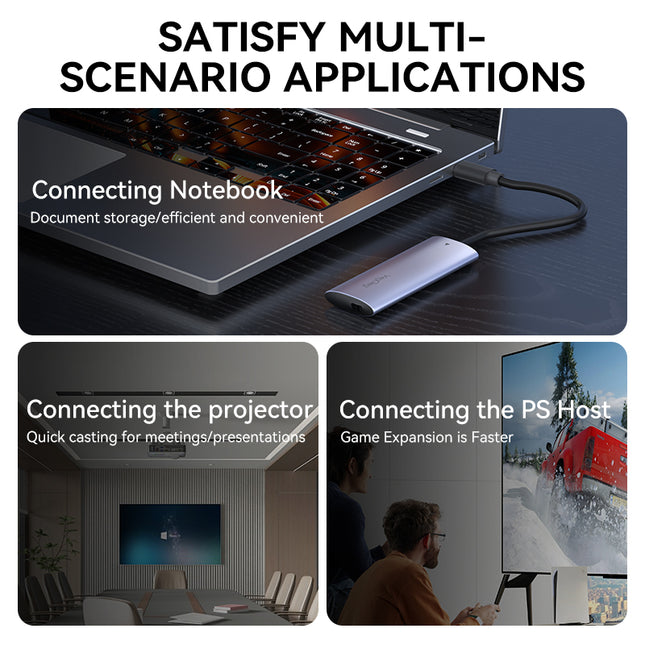 VegGieg M.2 NVMe SSD Enclosure | USB 3.2 Gen 2 | 10Gbps Tool-Free Aluminum Case for M-Key & B+M Key NVMe SSDs (2230/2242/2260/2280)