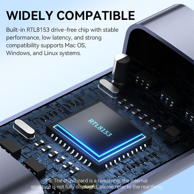 VegGieg USB to Ethernet Adapter | 100Mbps & 1000Mbps | Alloy Shell | Plug & Play | USB 2.0/3.0 Support