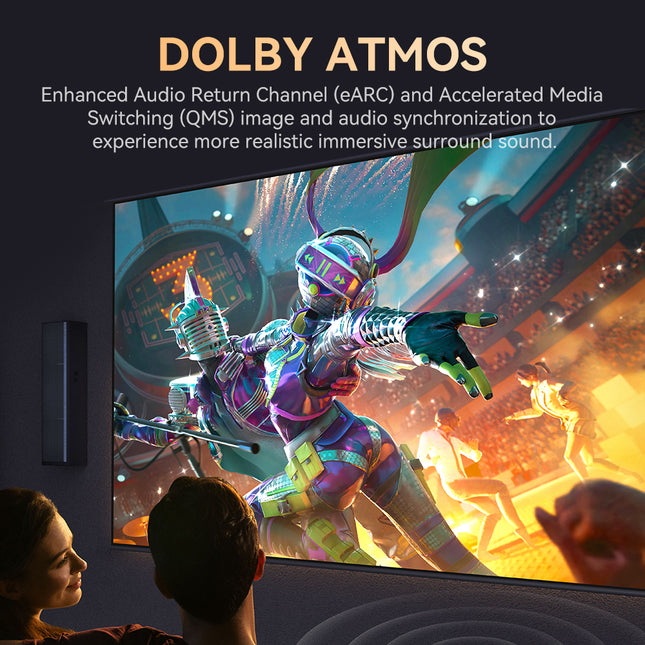 VegGieg 8K USB-C (Type-C) to HDMI Cable 2M | 8K@60Hz Ultra HD | HDR | Nylon Braided | Plug & Play | Gold Plated