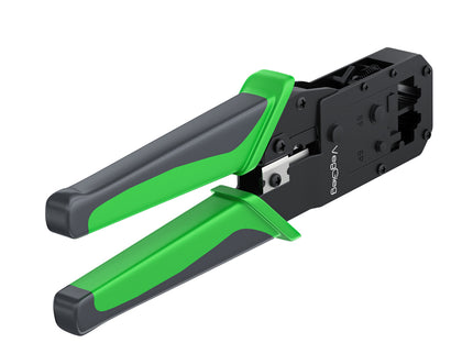 VegGieg E103 Network Crimping Tool | 3-in-1 RJ45/RJ11/RJ12 Crimper | Cable Cutter & Stripper | Ethernet Tool for Network Installations