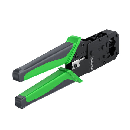 VegGieg E103 Network Crimping Tool | 3-in-1 RJ45/RJ11/RJ12 Crimper | Cable Cutter & Stripper | Ethernet Tool for Network Installations