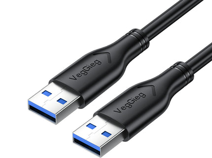 VegGieg USB 3.0 Male to Male Cable 3M & 5M | High-Speed Data Transfer Cable with Triple Layer Shielding