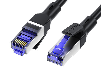 VegGieg Cat7 FTP Ethernet Cable 1M–10M | Fluke Tested 10Gbps Shielded RJ45 LAN Network Cable