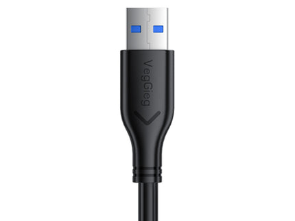 VegGieg USB 3.0 Male to Male Cable 3M & 5M | High-Speed Data Transfer Cable with Triple Layer Shielding