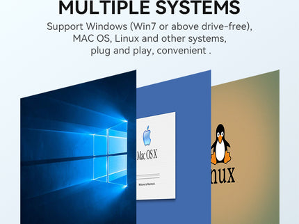 VegGieg 6-Port USB 2.0 Hub with SD/TF Card Reader | 1m Cable | High-Speed Data Transfer | Compact & Durable