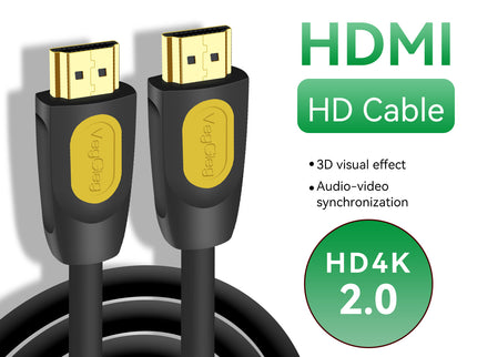 VegGieg HDMI 2.0 Copper Active Cable | IC Signal Boost | 4K@60Hz | 25m & 30m Long-Distance Connection | Gold-Plated | Durable & Reliable