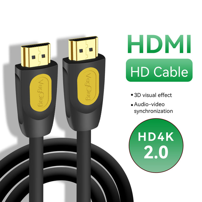 VegGieg HDMI 2.0 Copper Active Cable | IC Signal Boost | 4K@60Hz | 25m & 30m Long-Distance Connection | Gold-Plated | Durable & Reliable