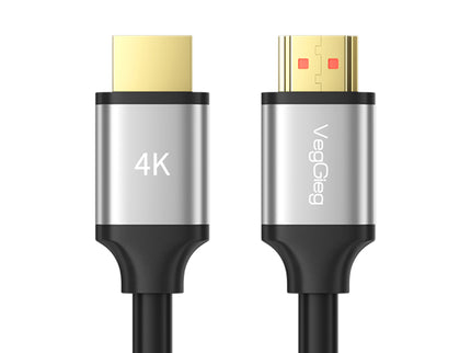 VegGieg HDMI 2.0 High-Speed 4K@60Hz Cable with Gold-Plated Connectors