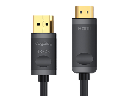 VegGieg DisplayPort (DP) to HDMI Cable | 4K @ 30Hz | Audio Video Converter Cable for PC, Monitor, Projector, TV | Available in 1.5M & 3M | Plug & Play