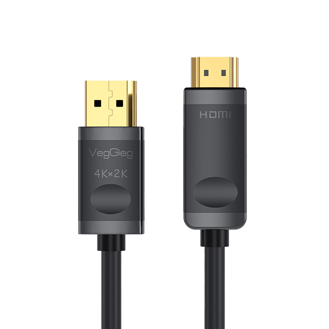 VegGieg DisplayPort (DP) to HDMI Cable | 4K @ 30Hz | Audio Video Converter Cable for PC, Monitor, Projector, TV | Available in 1.5M & 3M | Plug & Play