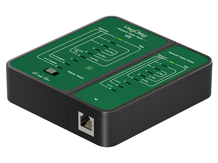 VegGieg V-E110 Professional Network & Telephone Line Tester | 150m Range | Shielded/Unshielded Cable Support | POE Anti-Firing | One-Hand Operation