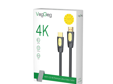VegGieg HDMI 2.0 Copper Active Cable | IC Signal Boost | 4K@60Hz | 25m & 30m Long-Distance Connection | Gold-Plated | Durable & Reliable