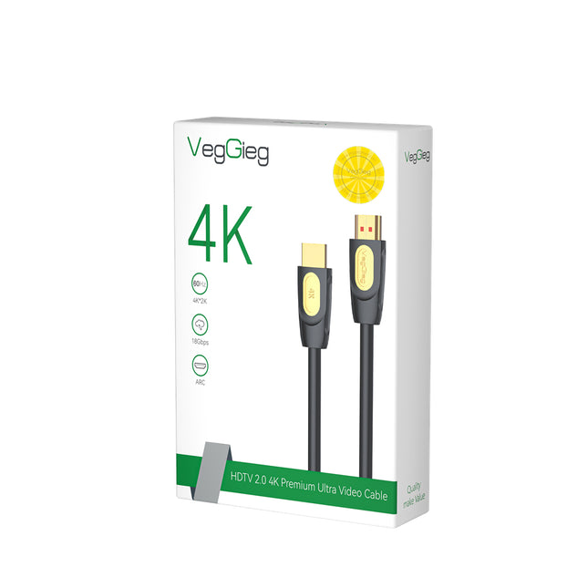 VegGieg HDMI 2.0 Copper Active Cable | IC Signal Boost | 4K@60Hz | 25m & 30m Long-Distance Connection | Gold-Plated | Durable & Reliable
