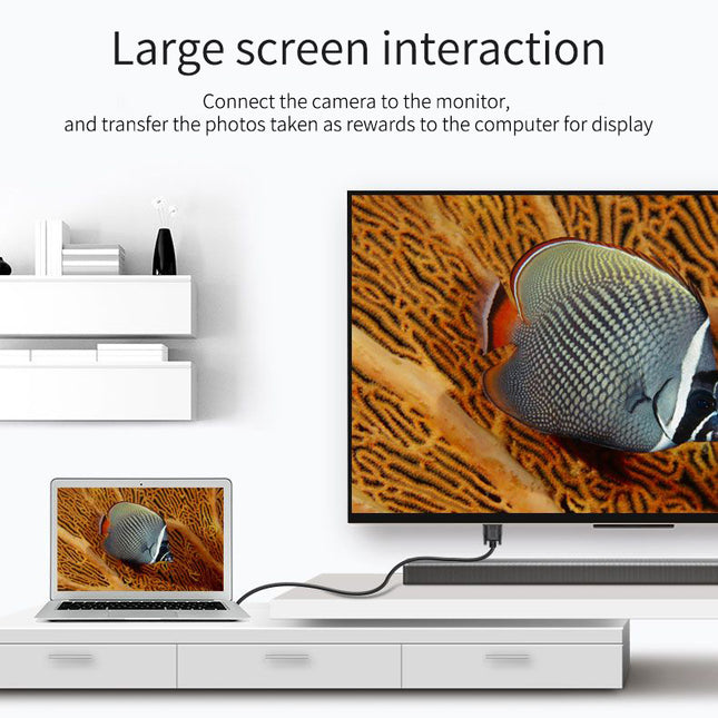 VegGieg VGA to HDMI Cable with Audio & USB Power 1.5m | 1080p Full HD Support | Plug & Play Converter Cable for PC/Laptop to HDMI TV/Monitor/Projector