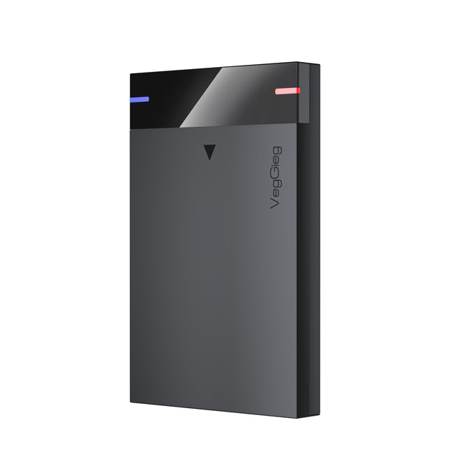 VegGieg V-GM01 & V-GM02 2.5" SATA HDD/SSD Enclosure | USB 3.0 & Type-C Models | 5Gbps High-Speed Transfer | Stylish & Sleek ABS Design