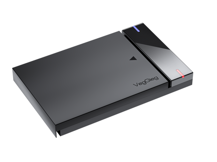 VegGieg V-GM01 & V-GM02 2.5" SATA HDD/SSD Enclosure | USB 3.0 & Type-C Models | 5Gbps High-Speed Transfer | Stylish & Sleek ABS Design