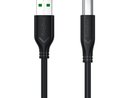 VegGieg USB to USB-B Printer Cable | High-Speed Printing | 10–15M Long Distance Support | Shielded, Durable, Plug & Play