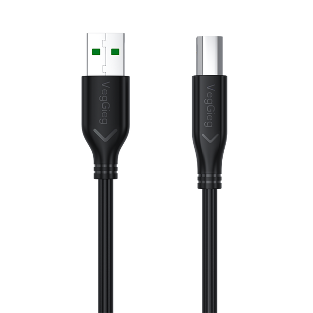VegGieg USB to USB-B Printer Cable | High-Speed Printing | 10–15M Long Distance Support | Shielded, Durable, Plug & Play